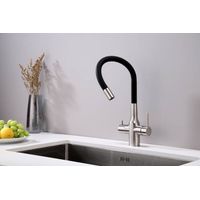 Смеситель для кухни Paulmark Salix Sa213419-NI(BS) никель — 5