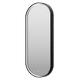 SATURN - Зеркало 1105х505 овальное, сенсор на зеркале, черный