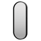 SATURN - Зеркало 1105х505 овальное, сенсор на зеркале, черный