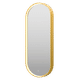 SATURN - Зеркало 1105х505 овальное, сенсор на зеркале, золото