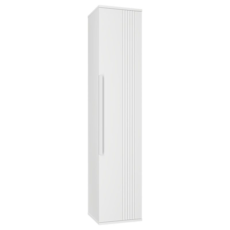 Шкаф-пенал для ванной Brevita Savoy 35 универсальный / SAV-05035-010 белый