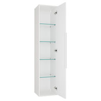 Шкаф-пенал для ванной Brevita Savoy 35 универсальный / SAV-05035-010 белый — 3