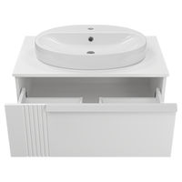 Тумба под раковину Brevita Savoy 80 подвесная с 1 ящ. / SAV-09080-0101Я белый — 4