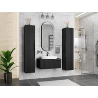 Тумба под раковину Brevita Savoy 80 подвесная с 1 ящ. / SAV-09080-0301Я черный — 5