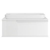 Тумба под раковину Brevita Savoy 90 подвесная с 1 ящ. / SAV-09090-0101Я белый — 2