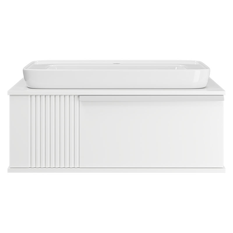 Тумба под раковину Brevita Savoy 90 подвесная с 1 ящ. / SAV-09090-0101Я белый