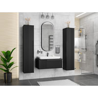 Тумба под раковину Brevita Savoy 90 подвесная с 1 ящ. / SAV-09090-0301Я черный — 6