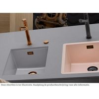 Кухонная мойка из искусственного камня Schock Greenwich 45U Cristadur Магма — 6