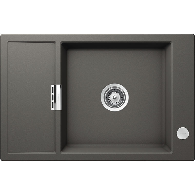 Кухонная мойка из искусственного камня Schock Eton 60 D Small Cristadur Серебристый камень
