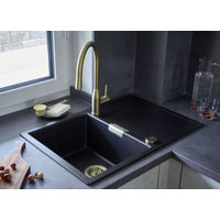 Кухонная мойка из искусственного камня Schock Eton 45 D Cristadur Серебристый камень — 4