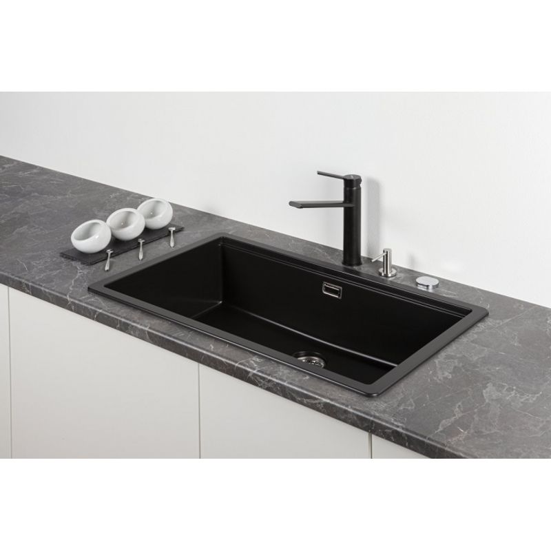 Кухонная мойка из искусственного камня Schock Greenwich 80 Cristadur Магма