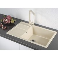 Кухонная мойка из искусственного камня Schock Optima 60D Max Cristalite Неро — 5