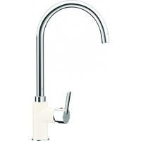 Смеситель для кухонной мойки Schock Simi 710231 с поворотным изливом альпина — 1