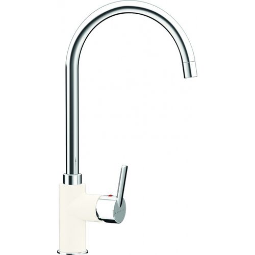 Смеситель для кухонной мойки Schock Simi 710231 с поворотным изливом альпина