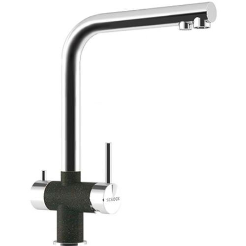 Смеситель для кухонной мойки Schock Vitus 710428 для питьевой воды и с поворотным изливом оникс