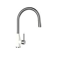 Смеситель для кухонной мойки Schock Kavus-D 710617 с поворотным и выдвижным изливом альпина — 1