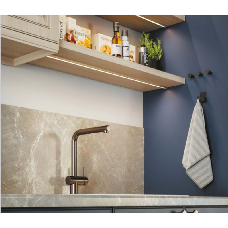 Смеситель для кухонной мойки Schock Epos-D 710634 с поворотным и выдвижным изливом хром