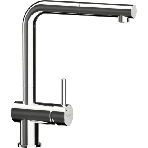 Смеситель для кухонной мойки Schock Epos-D 710634 с поворотным и выдвижным изливом хром