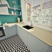 Смеситель для кухонной мойки Schock Keto массив 710636 с поворотным изливом нержавеющая сталь — 6