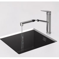 Смеситель для кухонной мойки Schock Metis-D 710639 с поворотным и выдвижным изливом хром — 2