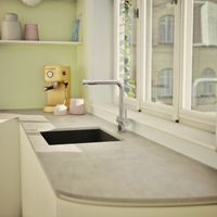 Смеситель для кухонной мойки Schock Epos 710642 с поворотным изливом хром — 5