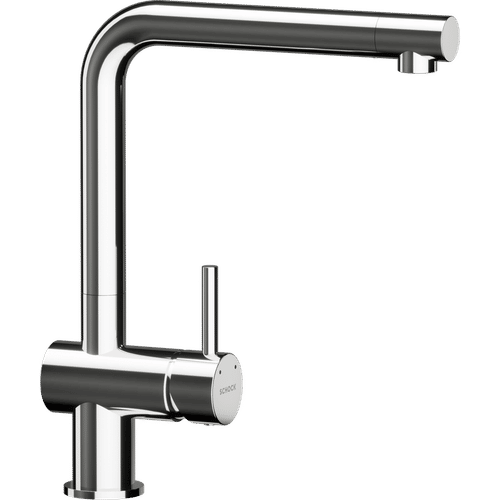 Смеситель для кухонной мойки Schock Epos 710642 с поворотным изливом хром