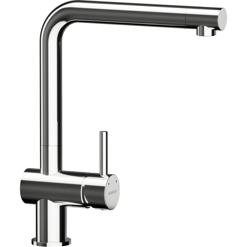 Смеситель для кухонной мойки Schock Epos 710642 с поворотным изливом хром