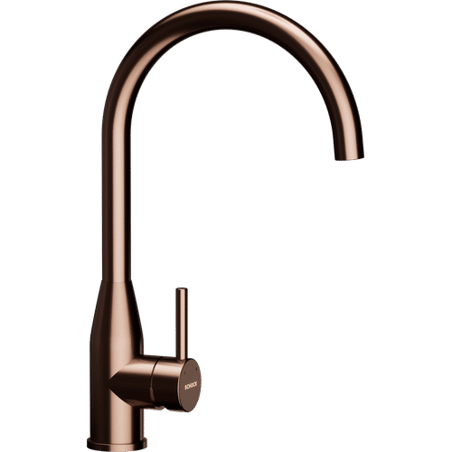 Смеситель для кухонной мойки Schock Kavus 710657 с поворотным изливом медь