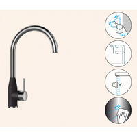 Смеситель для кухонной мойки Schock Kavus 710657 с поворотным изливом медь — 3