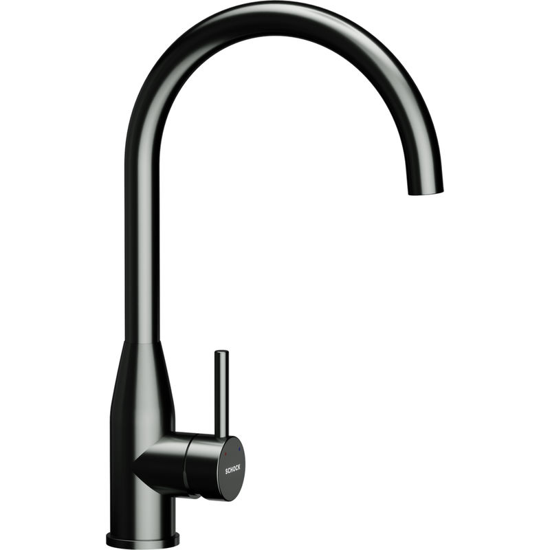 Смеситель для кухонной мойки Schock Kavus оружнейная 710662 с поворотным изливом оружейная сталь