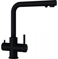 Смеситель для кухонной мойки Schock Vitus-D Black Edition 710668 для питьевой воды и с поворотным и выдвижным изливом черный матовый — 1