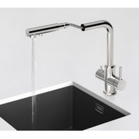Смеситель для кухонной мойки Schock Vitus-D Black Edition 710668 для питьевой воды и с поворотным и выдвижным изливом черный матовый — 3