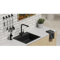 Смеситель для кухонной мойки Schock Vitus-D Black Edition 710668 для питьевой воды и с поворотным и выдвижным изливом черный матовый — 6