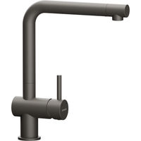 Смеситель для кухонной мойки Schock Epos full color 710683 с поворотным изливом серебристый камень — 1