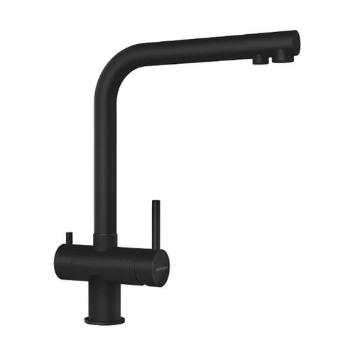 Смеситель для кухонной мойки Schock Vitus full colour 710692 для питьевой воды и с поворотным изливом оникс