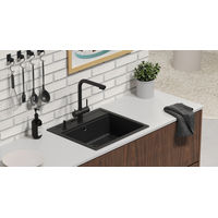 Смеситель для кухонной мойки Schock Vitus full colour 710696 для питьевой воды и с поворотным изливом неро — 4