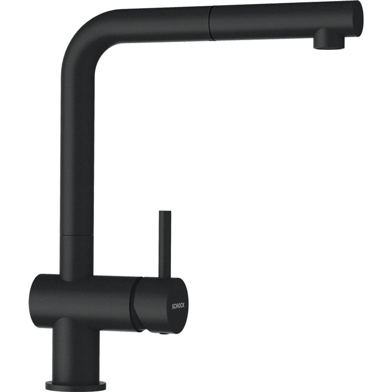 Смеситель для кухонной мойки Schock Epos-D full color 710698 с поворотным и выдвижным изливом выдвижной излив магма