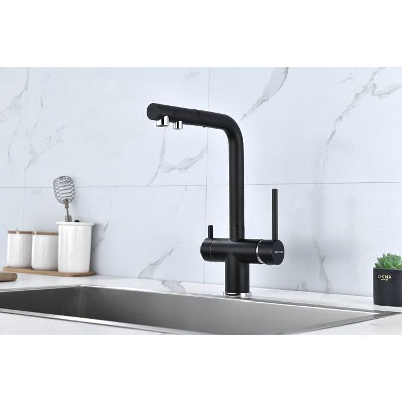 Смеситель для кухни Paulmark Serpentine Se213222-401(AN) антрацит