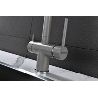 Смеситель для кухни Paulmark Serpentine Se213222-DG графит — 3