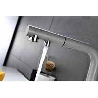 Смеситель для кухни Paulmark Serpentine Se213222-DG графит — 5