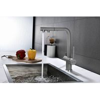 Смеситель для кухни Paulmark Serpentine Se213222-DG графит — 2