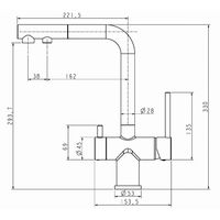 Смеситель для кухни Paulmark Serpentine Se213222-G золото — 15