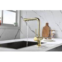Смеситель для кухни Paulmark Serpentine Se213222-G золото — 13