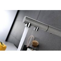 Смеситель для кухни Paulmark Serpentine Se213222-GR серый — 13