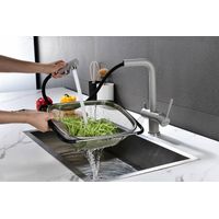 Смеситель для кухни Paulmark Serpentine Se213222-GR серый — 7