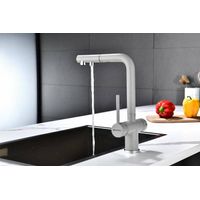 Смеситель для кухни Paulmark Serpentine Se213222-GR серый — 3