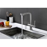 Смеситель для кухни Paulmark Serpentine Se213222-GR серый — 14