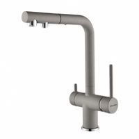Смеситель для кухни Paulmark Serpentine Se213222-GR серый — 1