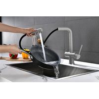 Смеситель для кухни Paulmark Serpentine Se213222-GR серый — 6