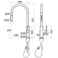 Смеситель для кухни Paulmark Senso Se215180-AN антрацит — 10